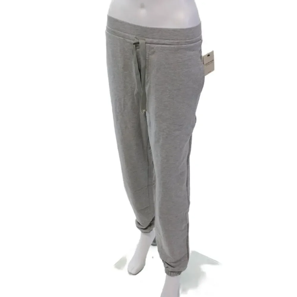 Calvin Klein Sleepwear Womens Pajama Sweat Pants Gray Cotton Size Small